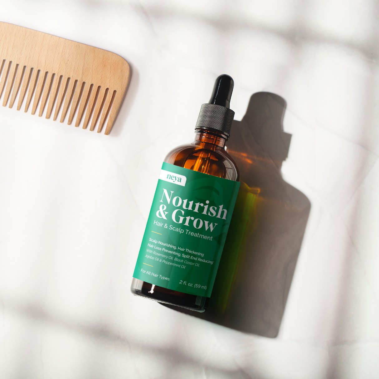 Neya Nourish & Grow, Hair and Scalp Treatment Oil, 2 fl.oz.